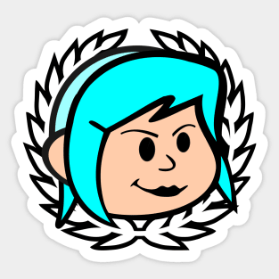 Skinhead Girl Sticker